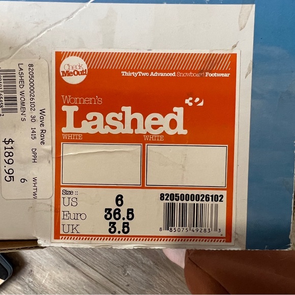 thirtytwo Snowboard Footwear Boots 6.5 - Picture 9 of 9